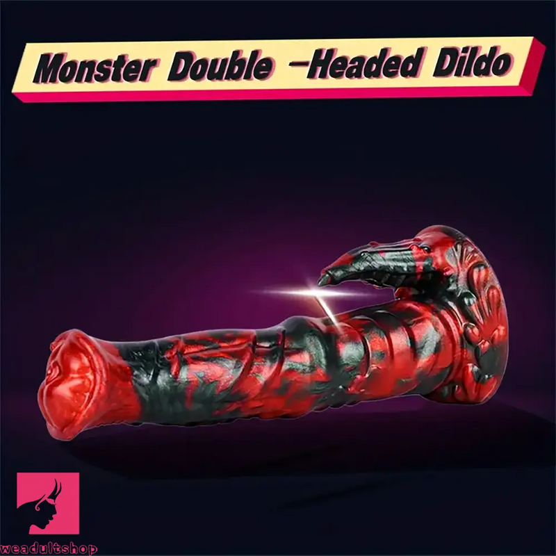 9.13in Monster Silicone Soft Suction Cup Big Dildo For G-Spot Sex