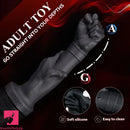 9.45in 12.2in 14.76in Huge Black Fist Hands Wide Anal Dildo Sex Toy