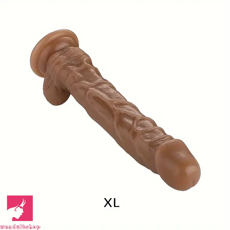 6.69in 7.88in 9.85in Real Penis Strong Suction Cup Silicone Real Dildo