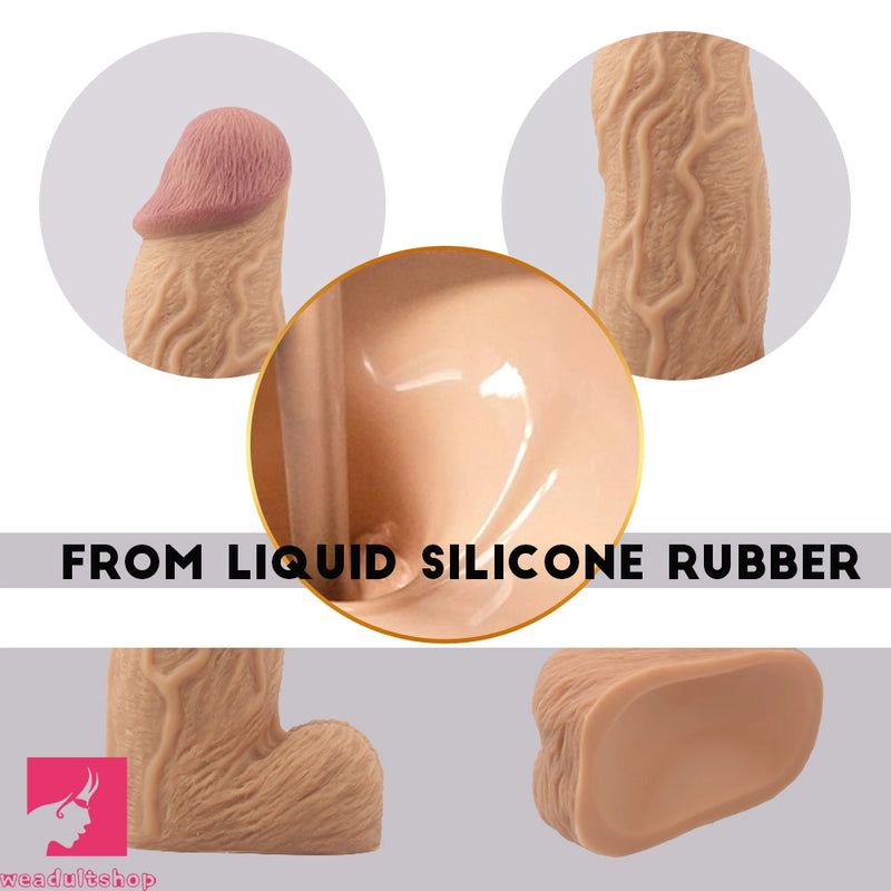 10.24in Huge Silicone Soft Lifelike Dildo For Women Fucking Sex Toy