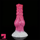 7.28in Dog Knot Silicone Soft Dildo For Women Men Couples G Spot