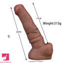 8.66in 11.41in Realistic Silicone Soft Elephant Trunk Female Big Dildo