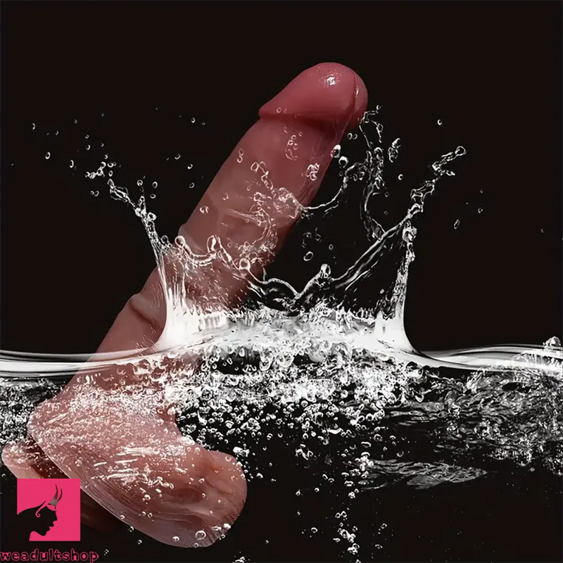 9.1in Silicone Soft Lifelike Dildo For Hands-Free Sex With Suction Cup