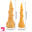 10.63in 12.6in Liquid Silicone Anal Plug Dragon Monster Penis Dildo