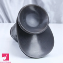 6.88in Realistic Ebony Silicone Soft Skin Dildo For Couple Sex Using