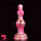 8.07in Fantasy Silicone Soft Dog Knot Big Prostate Anal Odd Rose Dildo