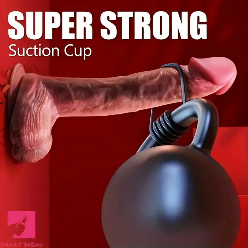 9.05in Soft Vibrating Thrusting Heating Big Lifelike Feeling Dildo