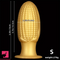 5.9in 6.7in 8.07in Silicone Corn Anal Plug Golden Fat Thick Real Dildo