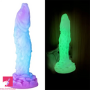 9.25in Fish Women Glowing Soft Silicone Dildo With Suction Cup