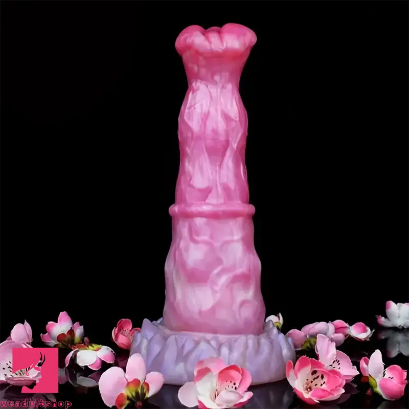 9.3in Alien Anal Big Silicone Soft G Spot Dildo With Suction Cup Massage