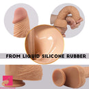 11.02in Large Realistic Silicone Soft Suction Cup Women Lifelike Dildo