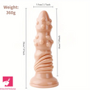 7.87in Fantasy Spiked PVC Dildo For Lifelike BDSM Intimate Sex Play