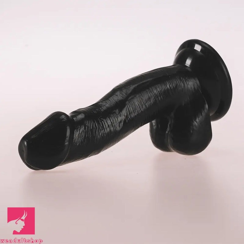 6.89in PVC Skin Dildo For Sex Toy With Suction Cup Clit Masturbator