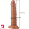 7.76in Realistic Male Female Anal Rope-Tied Skin Texture Adult Dildo