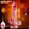 7.87in 4in1 Real Thrusting Intense Vibrating Heating Licking Dildo