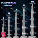 11.02in/13.77in/17.71in/21.65in/25.59in Big Long Octopus Tentacle Dildo