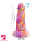 7.67in Big Girth Luminous Anal Pink Camo Silicone Female Dildo