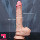 7.87in 8.85in Realistic Dildo Soft Silicone Suction Cup Women Dildo