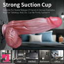 9.45in Big Real Silicone Heating Thrusting Vibrating Silicone Cock Dildo