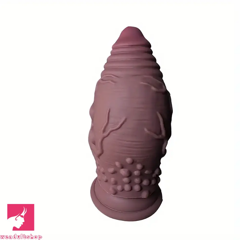 5.9in Silicone Soft Fat Thick Fantasy Small Glans Dildo For Beginners