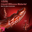 8.66in Fantasy Dragon Monster Silicone Soft Big Dildo For Love Sex