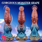 9.84in Fantasy Monster Big Silicone Soft Dildo Knotted Adult Toy