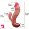 8.26in Dog Penis Animal Fantasy Big Dildo With Blue Veins For Flirting