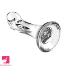 4.92in 5.7in 6.49in Soft Clear Curved Small Anal Plug Prostate Dildo