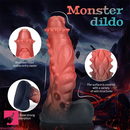 8.1in 9.25in 10.51in Big Spiked Soft Monster Fantasy Dildo For Erotic Sex