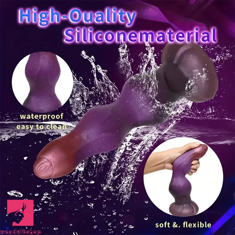 8.95in Skin-Feel Big Cock Silicone Soft Fantasy Women Cock Dildo