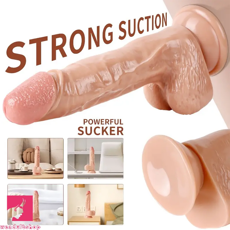 7.68in Anal Toy Suction Cup Anal Lifelike Dildo For Women Sex Toy