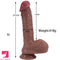 7.09in 8.07in 9.06in 10.24in Realistic Silicone Soft Large Dildo For Love