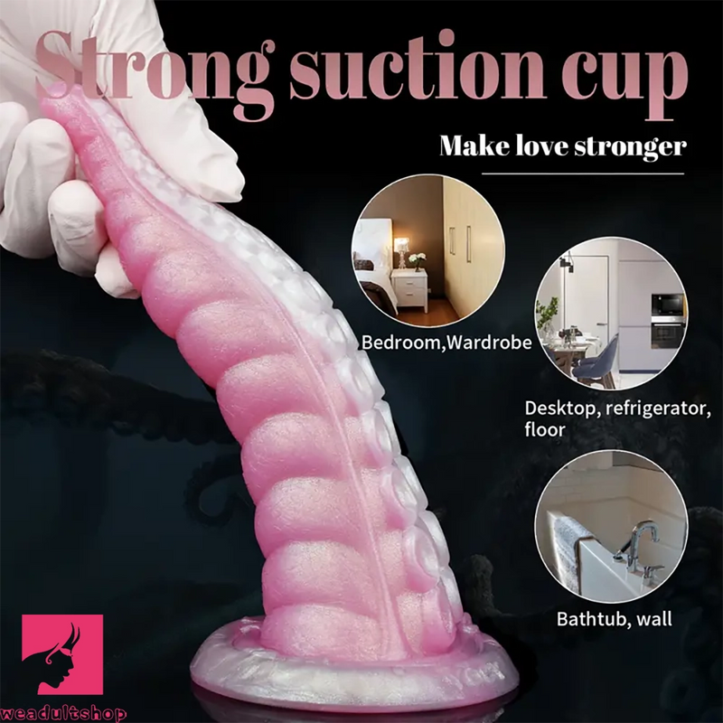 7.28in 9.05in Fantasy Animal Octopus Tentacle Cock Hands-Free Dildo