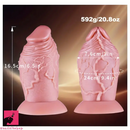 6.5in 7in Realistic Silicone Soft Thick Fat Massage Dildo With Real Veins