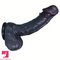 11.4in Realistic Dildo Ebony Soft Silicone Ultra Lifelike Adult Love Toy