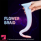 14.96in 18.11in Big Long Flower Petal Silicone Soft Dildo For Women