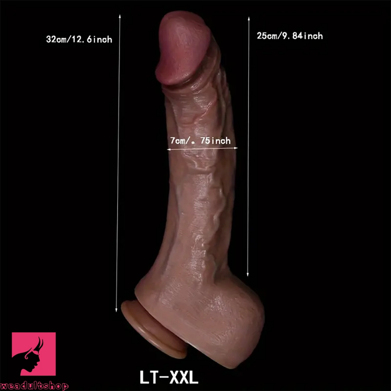 9.84in 11in 12.6in Realistic Silicone Soft Large Dildo For Female Love