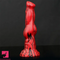 8.46in Realistic Animal Odd Monster Dog Knot Dildo Masturbator