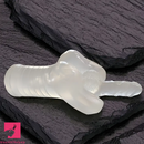 11.42in TPE Transparent Big Design Homosexual Pocket Pussy Dildo