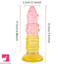 7.67in PVC Spiked Anal Prostate Butt Dildo For Penis G-spot Anal Sex