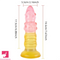 7.67in PVC Spiked Anal Prostate Butt Dildo For Penis G-spot Anal Sex