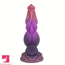 9.25in Fantasy Animal Shaped Knot Monster Silicone Cock Dog Dildo