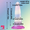 6.97in-8.66in Liquid Silicone Monster Fantasy Soft Cock Anal Plug Dildo