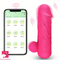 4.13in Vibrating App Controlled Small Automatic Dildo For Adults