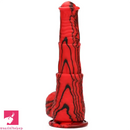 10.03in Realistic Horse Silicone Fantasy Flexible Big Dildo For Orgasm