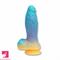 6.92in Glow-in-the-Dark Realistic Silicone Soft Uncut Color Dildo