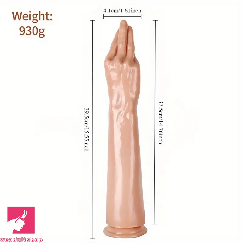 15.55in Extra Large Thick Long Hand Fist Dildo Butt Plug Dilator