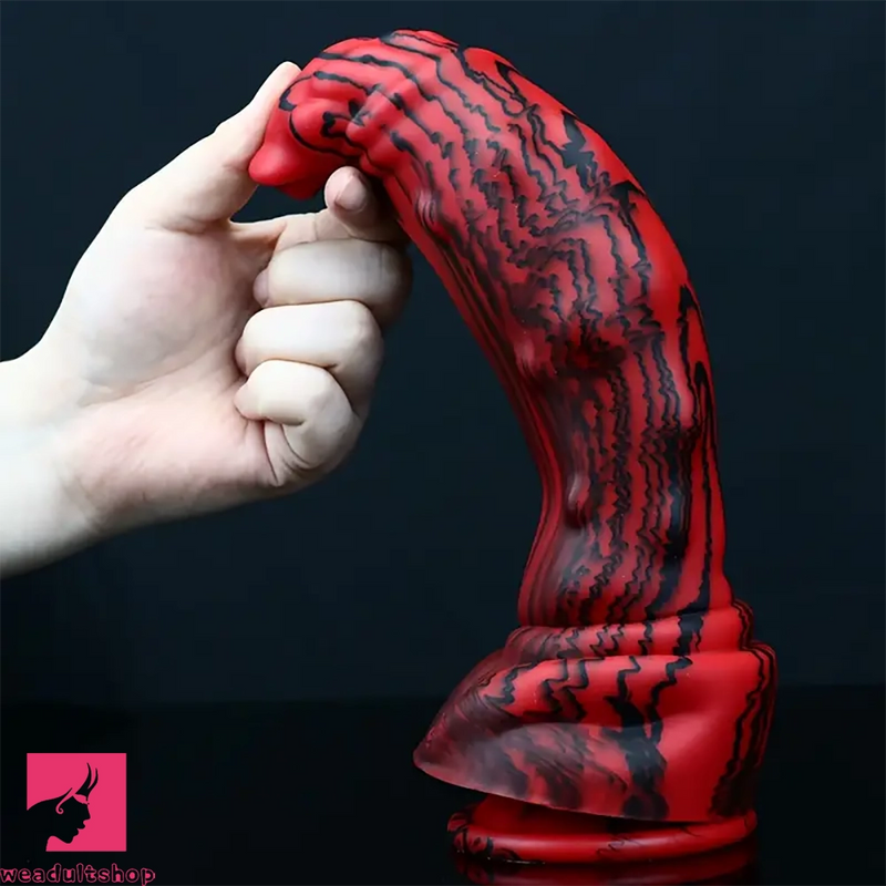 10.23in Realistic Monster Silicone Soft Big Prostate Cock Sex Dildo