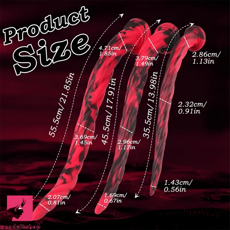 13.98in 17.91in 21.85in Huge Long Silicone Female Dildo Adult Toy