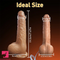 7.67in Swing Thrusting Heating Lifelike Silicone Soft Auto Dildo